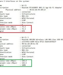 UGREEN USB WiFi Adapter, WiFi Adapter with AC1300 5dBi High Gain Dual Antennas, 5G/2.4G Dual Band, 164ft Wide Range, USB 3.0 WiFi Adapter for Desktop PC Laptop, Support Windows 11/10/8.1/8/7 71 51Psy0MrZL