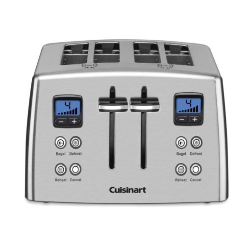 Cuisinart CPT-435P1 4-Slice Countdown Motorized Toaster, Stainless Steel