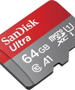 SanDisk 64GB Ultra MicroSDXC UHS-I Memory Card with Adapter - 100MB/s, C10, U1, Full HD, A1, Micro SD Card - SDSQUAR-064G-GN6MA 21 51PzH WOYL