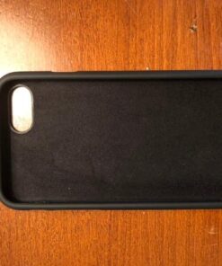 Anuck iPhone SE Case 2022/2020, iPhone 8 Case, iPhone 7 Case, Non-Slip Liquid Silicone Gel Rubber Bumper Phone Case Soft Microfiber Lining Hard Shockproof Protective Cases Cover 4.7", Black 26 51Q 2SJZgNL