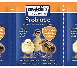 18 Piece Bundle - 9 Packets of Sav-A-Chick Electrolyte and Vitamin Plus 9 Packets of Sav-A-Chick Probiotic 6 51Q9Q6qJgKL