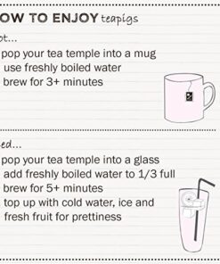 teapigs Lazy Days Lemon & Ginger Herbal Tea Bags, 15 Count, Naturally Caffeine Free Big Leaf Tea, Refreshing and Crisp 11 51QFT0UWo3L