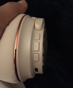 Raycon Everyday Wireless Bluetooth Over Ear Headphones, with Active Noise Cancelling, Awareness Mode and Built in Microphone, IPX 4 Water Resistance, 38 Hours of Battery Life (Rose Gold) Rose Gold 27 51QHhVbI2CL