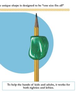 Alternative view of The Pencil Grip Pencil Grips, The Crossover Grip, Metallic Ergonomic Writing Aid For Righties And Lefties, Colorful Pencil Grippers, Assorted Metallic Colors, 6 Count - TPG-17706 6 Count (Pack of 1)