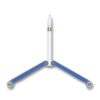 Spyderco BaliYo - High Performance Heavy Duty Space Pen with Weighted Twin Handles for Dynamic Flipping and Twirling Tricks - Made in the USA - YUS Model Blue/White 17 51QSUz7MA7L