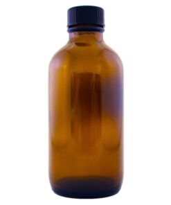 Pack of 12 - 4 oz Amber Glass Boston Round Bottles w/ Black Phenolic Cone Lined Caps 11 51QWvVnkKVL