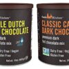 Castle Kitchen Natural Hot Chocolate Mix Variety Pack - Dairy-Free, Vegan Complete Mixes - Just Add Water - Pack of 2 (Classic Caramel Dark Chocolate & Double Dutch Dark Chocolate) 14 oz Each Classic Caramel Dark and Double Dutch Dark 54 51QX3XMAn6L