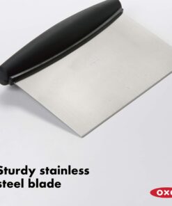 OXO Good Grips Stainless Steel Scraper & Chopper,Silver/Black Good Grips Multipurpose Scraper & Chopper 25 51QZ0NCOdeL