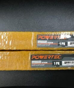 POWERTEC 71002 Abrasive Cleaning Stick for Sanding Belts & Discs | Natural Rubber Eraser - Woodworking Shop Tools for Sanding Perfection 8-1/2" 26 51QbYpfQZL
