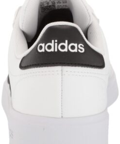 adidas Women's Grand Court 2.0 Tennis Shoe 8.5 White/Black/Black 14 51QffB 4nHL