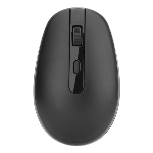 Rii Wireless Mouse RM700 2.4G Silent Mouse with USB Receiver for Laptop,PC,Mac,Chromebook,Windows (Black) black