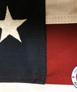 HEAVY-DUTY American Flag 3x5' -100% Made in the USA- Durable, Long Lasting, Polyester Fabric - Embroidered Stars, Sewn Stripes, 4 Rows of Lock Stitching on the Fly End, High Wind Usage-All Star Flags 14 51QlrtqjE2L 1