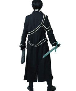 Alternative view of miccostumes Men's Swordsman Cosplay Costume with Belt and Accessories X-Small