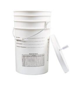 Alternative view of FastRack Fermentation Bucket with Airlock, Home Brewing Wine Fermenter 6.5G Bucket with Airlock, 100% Food Grade-BPA Free Fermenting Bucket for Your Beer,