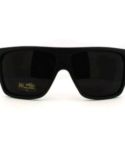 SUPER Dark Black Lens Sunglasses Flat Top Square Oversized Mob Style 9 51Qw itiCyL