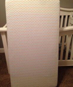 Ziggy Baby Crib Sheet Fitted Jersey Cotton (Chevron Cross Blue/Grey) Chevron Cross Blue/Grey 26 51QyIuGOqfL