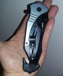 Tac-force Extra Large Grey 10.5" Folding Blade Spring Assisted Open Pocket Knife 25 51R3uiooNeL
