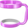 F-32 Handle - 19 COLORS - 30oz Size - Compatible with 30 oz YETI and 30 oz. OZARK TRAIL Tumbler Travel Mug (30OZ, COOL PURPLE (PINKISH PURPLE)) 30ozCool Purple (Pinkish Purple) 30.0 ounces 38 51RDjE7j3qL