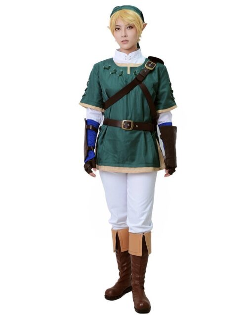 miccostumes Men's Costume Game Guard Cosplay Uniform Fullset Green X-Large