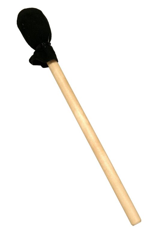 REMO Mallet, 1/2" x 12", Wood Handle, Foam Head, Soft Black Cover