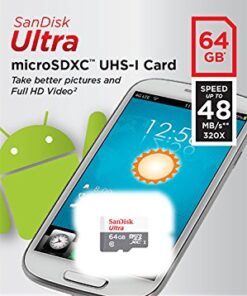 SanDisk Ultra 64 GB Micro SDHC/Micro SDXC UHS-I Card Up to 48MB/s (SDSQUNB-064G-GN3MN) 8 51RJVBqHrTL