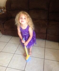 Kidzlane Kids Cleaning Set for Toddlers | Kids Broom Set for Kids for Play | Mop and Cleaning Toys Set | Kids Broom and mop Set for Toddlers | Cleaning Toys for Kids Ages 4-8 and Older Housekeeping 44 51RKVomKHL