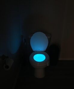 RainBowl Toilet Bowl Night Light with Motion Sensor - Funny Mens Stocking Stuffers 2023 - Unique Cool Gadget - Gag Christmas Gift for Dad, Boyfriend, Husband - White Elephant Gifts Idea, Secret Santa 48 51RMZiWBYSL