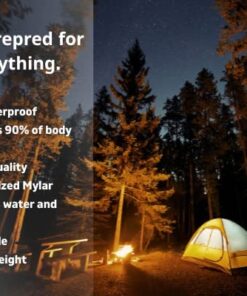 Grizzly Gear Emergency Thermal Blanket, 7 Feet x 4 1/3 Feet 4-Pack 10 51RNsxr2BYL 1