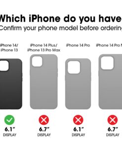 OtterBox iPhone 14 & iPhone 13 Otter + Pop Symmetry Series Clear Case - FLOWER OF MONTH (Clear), integrated PopSockets PopGrip, slim, pocket-friendly, raised edges protect camera & screen Flower of Month 8 51ROVGkxgjL 1