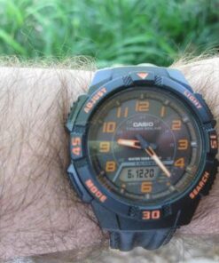 Casio Men's AQS800W Slim Solar Multi-Function Ana-Digi Sport Watch Black 43 51RQP0TAIdL