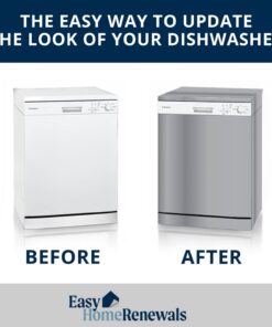 Stainless Steel Magnetic Dishwasher Door Cover, Dishwasher Cover, Dishwasher Magnet Cover, Dishwasher Appliance Wrap (23.5 x 26 Inches, Easily Trimmable) 26 Inch 25 51RY38kjDWL