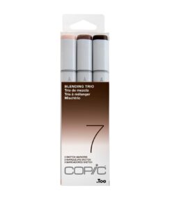 Copic Marker Sketch Blending Trio Markers, SBT 7, 3-Pack Trio 7