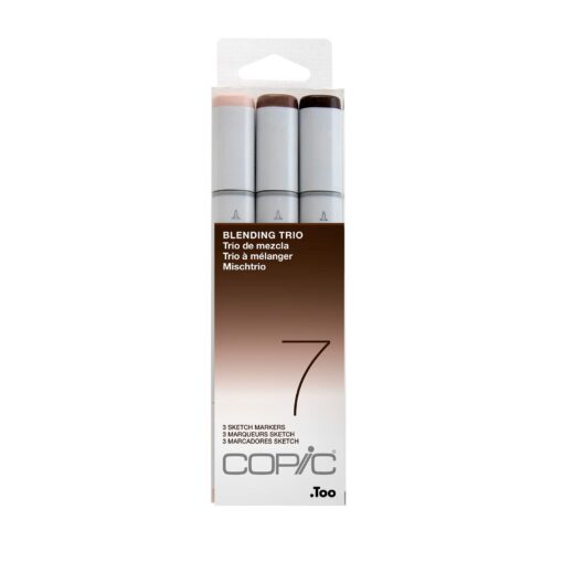 Copic Marker Sketch Blending Trio Markers, SBT 7, 3-Pack Trio 7