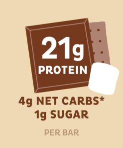 QUEST, Protein Bar, S'Mores, 1 ct, 2.12 oz bar 2.12 Ounce (Pack of 12) 9 51RYq2QSIL