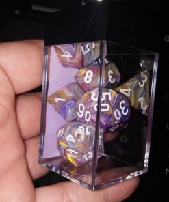 Polyhedral 7-Die Festive Dice Set - Carousel with White Numbers CHX-27440 18 51RbZkwsKbL