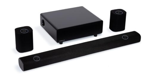 Platin Milan 5.1.4 Soundbar with Subwoofer - Immersive Sound Bar Surround Sound System with WiSA - Wireless Surround Sound System for TV - Premium Home Theatre Audio