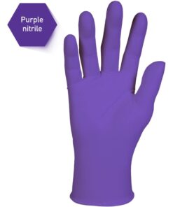 Kimberly-Clark® Safeskin Purple Nitrile Exam Gloves, Small, Purple, Box Of 100 15 51Rew arfzL