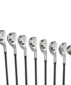 Men’s Powerbilt Golf EX-550 Hybrid Iron Set, which Includes: #4, 5, 6, 7, 8, 9, PW +SW Senior Flex Right Handed New Utility “A” Flex Club 11 51RgNJwak L