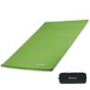 KingCamp Sleeping Pad, Double/Single Self Inflating Mat Air Mattress for Camping, Lightweight Compact Foam Pads for Outdoor Backpacking Tent Traveling Hiking, Built-in/Detached Pillows & Storage Bag Green 32 51RgqmTECL