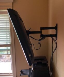 ECHOGEAR SleekStud Swivel Full Motion TV Wall Mount Bracket for 26-58 Inch TVs – Extend and Tilt Your TV - Easy Single Stud Install 50 51RhrtyXEdL