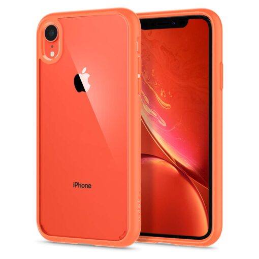 Spigen Ultra Hybrid iPhone XR Case (2018) - Coral, Polycarbonate Protection