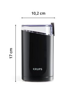 Krups Coffee and Spice Grinder 12 Cup Easy to Use, One Touch Operation 200 Watts Dry Herbs, Nuts Black Blade Grinder 24 51Rl vu2SL