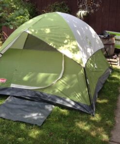 Coleman Sundome Camping Tent, 2/3/4/6 Person Dome Tent with Snag-Free Poles for Easy Setup in Under 10 Mins, Included Rainfly Blocks Wind & Rain, Tent for Camping, Festivals, Backyard, Sleepovers Palm Green 3 Person 41 51RnNR27aDL