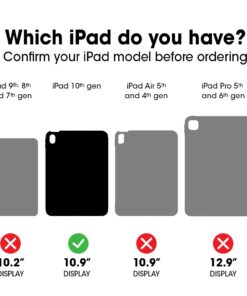 Alternative view of OtterBox Defender Series Case for iPad 10th Gen (ONLY) - Black