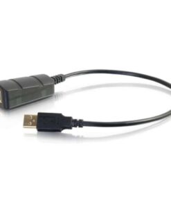Alternative view of C2G Legrand USB Extender, 1 Port Extender, Superbooster Extender Dongle Receiver, Signal Extender Receiver, Black, 1 Count, C2G 54284 USB 1 Port Extender