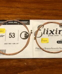 Elixir Strings - Acoustic Phosphor Bronze with NANOWEB Coating - Elixir Acoustic Guitar Strings - Light (.012-.053) Light (.012-.053) 39 51Rtisiaw5L