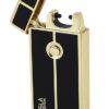 Tesla Coil Lighters™ USB Rechargeable Windproof Arc Cigarette Lighter with Charging Cable and Carrying Pouch Black/Gold 15 51RwuyuB8pL