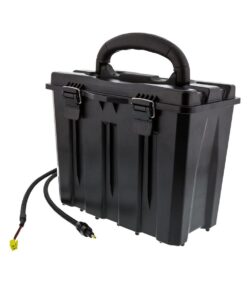 Alternative view of HCO Outdoor Spartan 12V/6V Battery Box with Dual Cable for Output and Solar Panel, Battery and Solar Panel Not Included