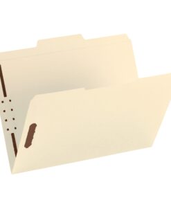 Smead Fastener File Folders, 50 Count, Manila, Reinforced 1/3-Cut Tabs, Letter Size (14537) 1/3-Cut Assorted Position 2 Fasteners File Folder 11 51Rz0luH4BL