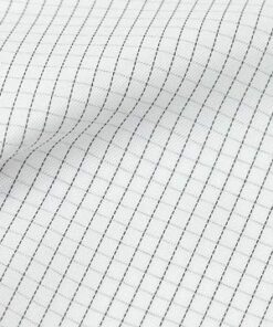 Alternative view of CLEANPRO C3.2 Cleanroom Frock with Anti-Static Snap Cuffs & Zipper Closure with Snap Collar, White Large